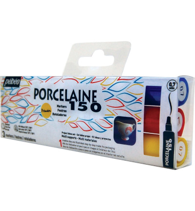 020-240 - Kippers - Porcelaine 150, 3 markers set, primary