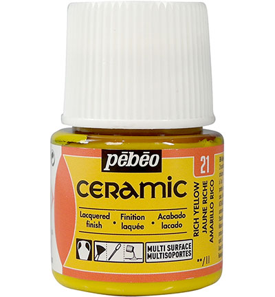 025-021 - Pebeo - Ceramic Rich Yellow/Jaune riche