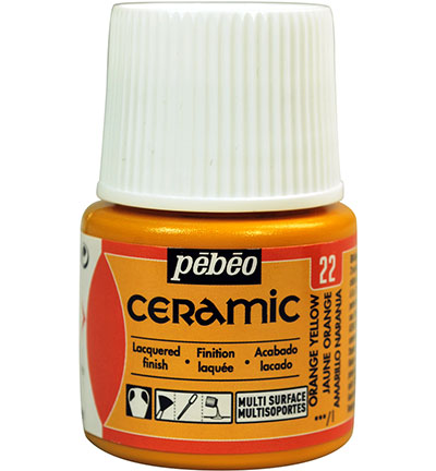 025-022 - Pebeo - Ceramic Orange Yellow