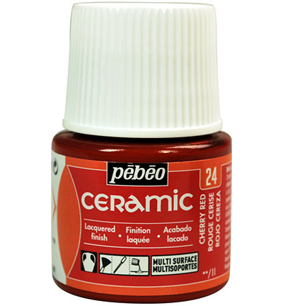 025-024 - Pebeo - Ceramic Cherry Red