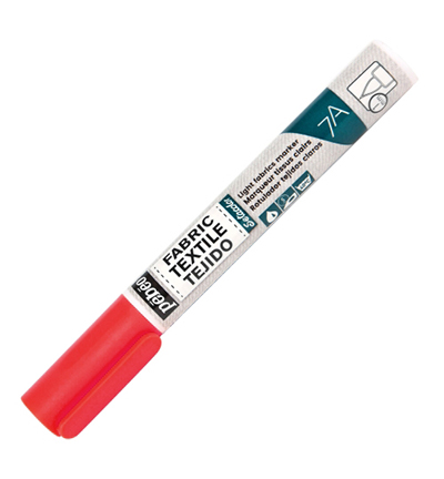 803404 - Pebeo - 7A Light Fabric Marker - Red