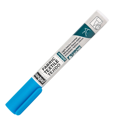 803-407 - Pebeo - 7a marqueur tissu clair - bleu clair