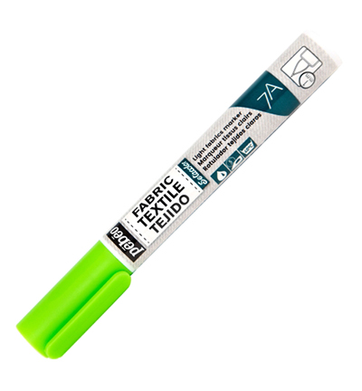 803-476 - Pebeo - 7a marqueur tissu clair - vert fluo