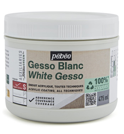 818605 - Pebeo - White Gesso, 475ml