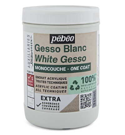 818616 - Pebeo - One Coat White Gesso, 945ml