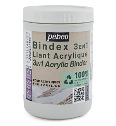 818636 - Pebeo - Bindex 3 In 1 Acrylic Binder, 945ml