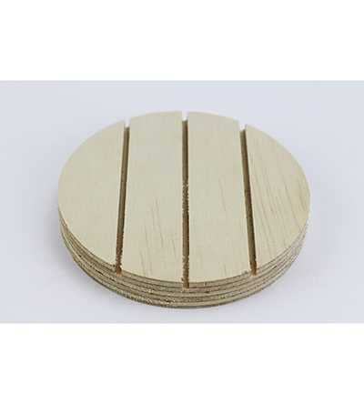 422.901.999 - Kippers - Deco Wood Round disc with 3  slots