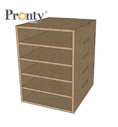 460.483.019 - Pronty - MDF Half Box Drawer
