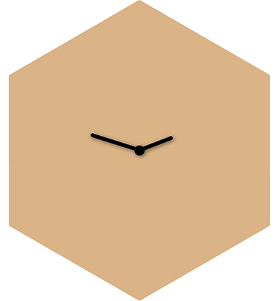 461.500.000 - Pronty - Clock Hexagon (incl clock mechanism)