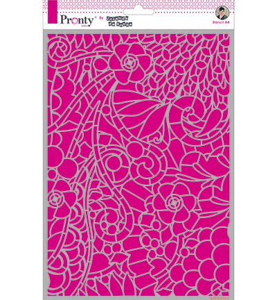 470.770.023 - Jolanda de Ronde - Background floral swirl