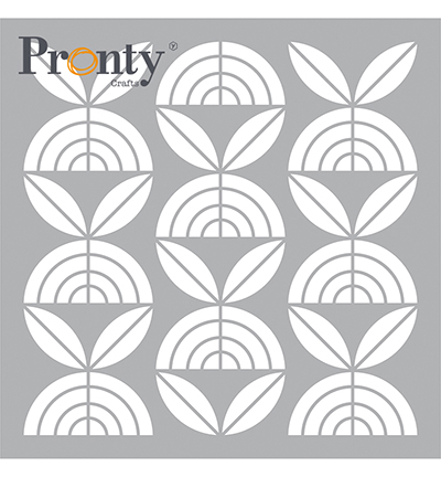 470.801.057 - Pronty - Mask stencil Retro Pattern Flowers