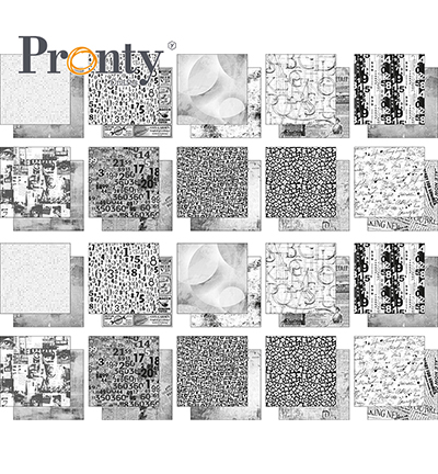 471.201.009 - Pronty - Papierset Black and White