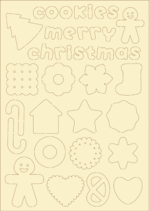 478.004.009 - Dutch DooBaDoo - Cookies Christmas