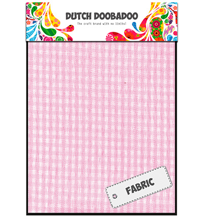 400.903.012 - Dutch DooBaDoo - Pink Check sheets - Feuilles de textile