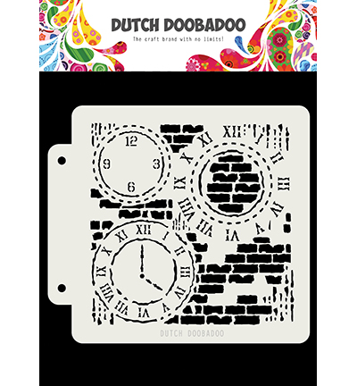 470.715.154 - Dutch DooBaDoo - DDBD Dutch Mask Grunge Clock