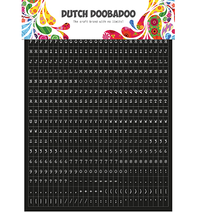 491.200.002 - Dutch DooBaDoo - DDBD Dutch Sticker Art Tekst