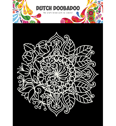 470.715.624 - Dutch DooBaDoo - DDBD Mask Art Mandala met bloem