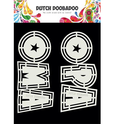 470.713.807 - Dutch DooBaDoo - DDBD Card Art Opa en Oma 2 set