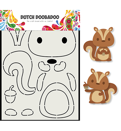 470.713.797 - Dutch DooBaDoo - DDBD Card Art Squirrel