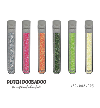 420.002.003 - Dutch DooBaDoo - Glitter set Wild flower