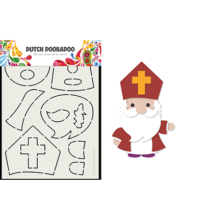 470.713.824 - Dutch DooBaDoo - DDBD Card Art Built up Sinterklaas