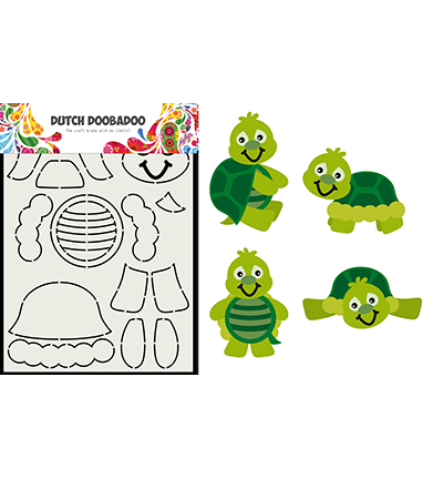 470.713.828 - Dutch DooBaDoo - DDBD Card Art Built up Schildpad