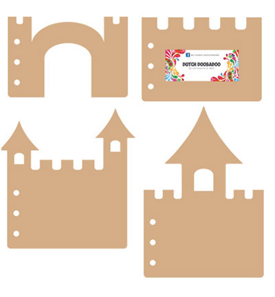 460.440.340 - Dutch DooBaDoo - MDF Mini Album Castle