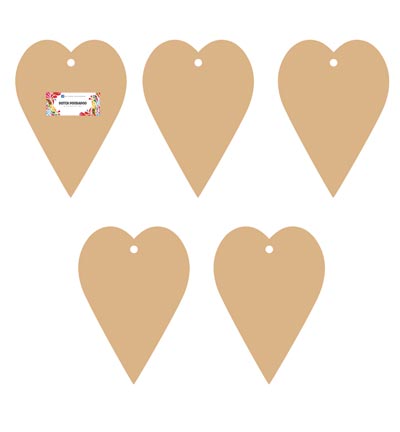 460.440.351 - Dutch DooBaDoo - MDF Mini album Heart