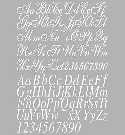 470.455.002 - Dutch DooBaDoo - Dutch Stencil Art Alphabet 2