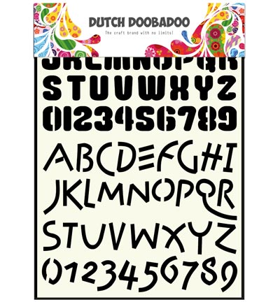 470.455.005 - Dutch DooBaDoo - Dutch Stencil Art Alphabet 4