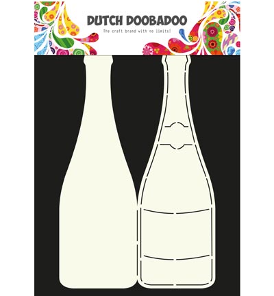 470.713.602 - Dutch DooBaDoo - Card Art Bouteille Cha,pagne