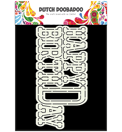 470.713.656 - Dutch DooBaDoo - Card Art Happy Birthday