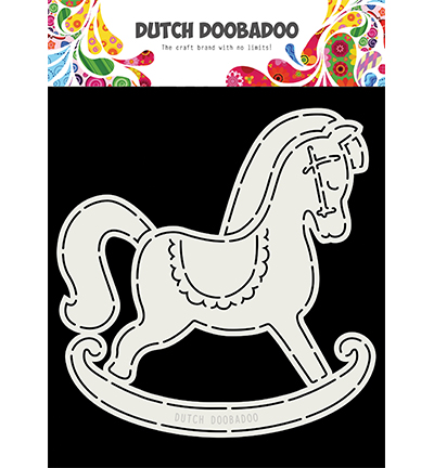 470.713.766 - Dutch DooBaDoo - Card Art Rocking horse A5