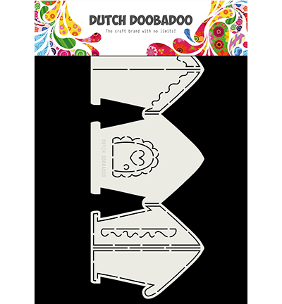 470.713.834 - Dutch DooBaDoo - Card Art  Gingerbread House
