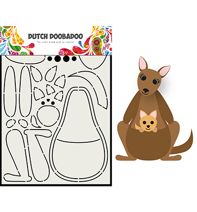 470.713.841 - Dutch DooBaDoo - Card Art Built up Kangaroo