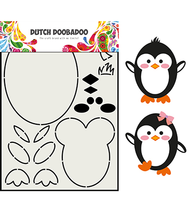 470.713.842 - Dutch DooBaDoo - Card Art Built up Pinguin