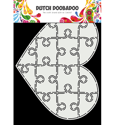 470.713.847 - Dutch DooBaDoo - Card Art Puzzel hart