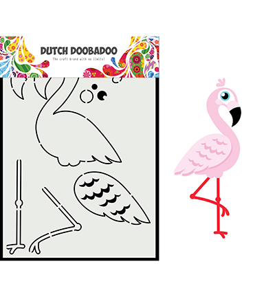 470.713.880 - Dutch DooBaDoo - Card Art Built up flamingo