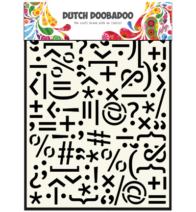 470.715.046 - Dutch DooBaDoo - Mask Art Punctuation Marks