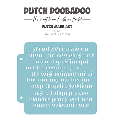 470.715.152 - Dutch DooBaDoo - Mask Art Script