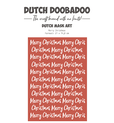 470715183 - Dutch DooBaDoo - Mask Art Merry Christmas