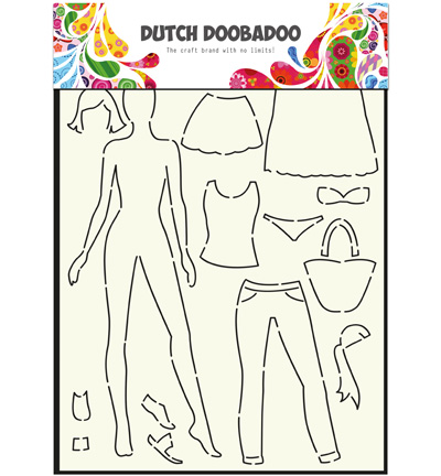470.715.803 - Dutch DooBaDoo - Mask Art A4 Dress up doll
