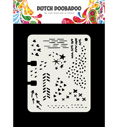 470.715.901 - Dutch DooBaDoo - Mask Art Rollerdex Doodle Mix