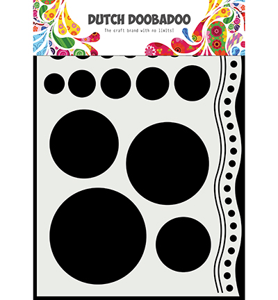 470.784.033 - Dutch DooBaDoo - Mask Art Doodle circles and border