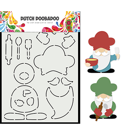 470.784.051 - Dutch DooBaDoo - Card Art Built up Cooking Gnome