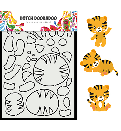 470.784.063 - Dutch DooBaDoo - Card Art Built up Tijger