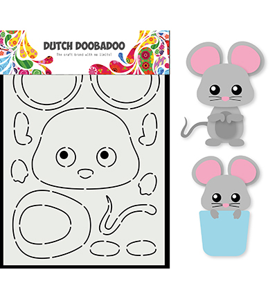 470.784.102 - Dutch DooBaDoo - Card Art Built up Mouse