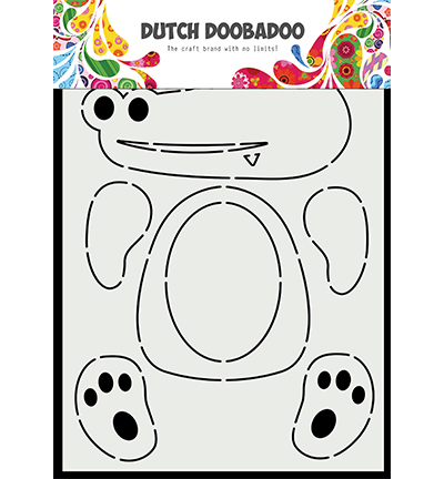 470.784.105 - Dutch DooBaDoo - Card Art Built up Krokodil