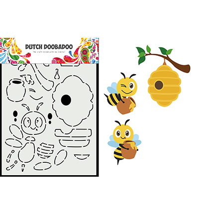 470.784.115 - Dutch DooBaDoo - Card Art Built up Bee