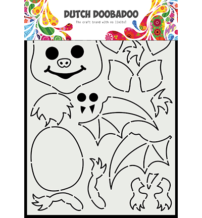470.784.163 - Dutch DooBaDoo - Card Art Built up Vleermuis